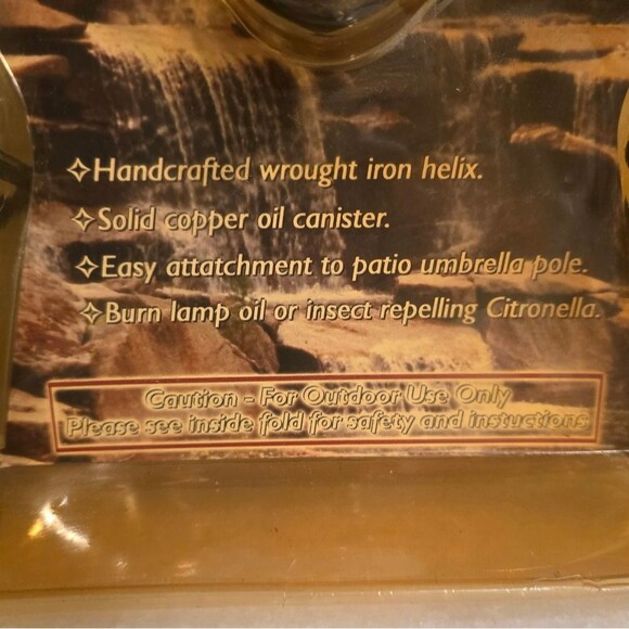 Catalyst Concepts Oil Burning Lights for Patio Umbrella Twilight Ambiance VTG - Picture 5 of 10